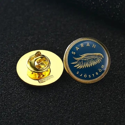 Golden Color Metal Badge 2.5cm 2.8cm 3cm Metal Brooch