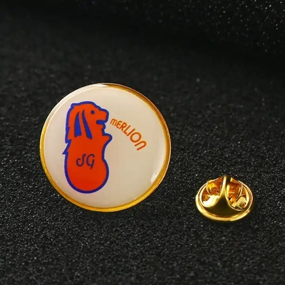 Golden Color Metal Badge 2.5cm 2.8cm 3cm Metal Brooch