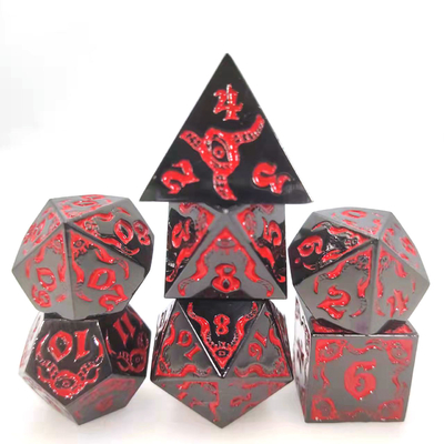 Devil's Eye role-playing metal multifaceted dice set TRPG COC DND