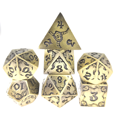 Devil's Eye role-playing metal multifaceted dice set TRPG COC DND