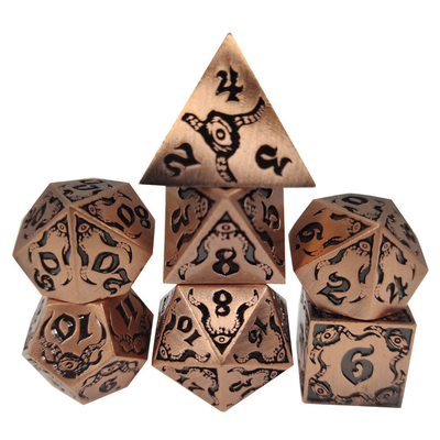 Devil's Eye role-playing metal multifaceted dice set TRPG COC DND