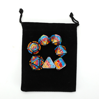 Custom metal and plastic dice D20 game D &amp; D polyhedron DND dice set RPG dice