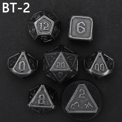 Custom metal and plastic dice D20 game D &amp; D polyhedron DND dice set RPG dice