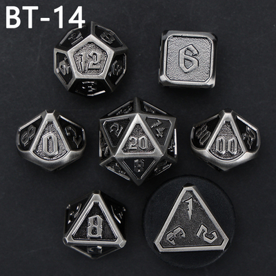 Custom metal and plastic dice D20 game D &amp; D polyhedron DND dice set RPG dice
