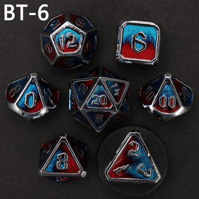 Custom metal and plastic dice D20 game D &amp; D polyhedron DND dice set RPG dice