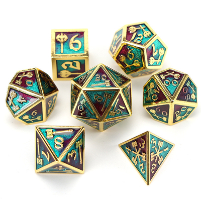 Customizable polyhedral dice set role-playing dice game RPG Dungeon and Dragon dice set board game