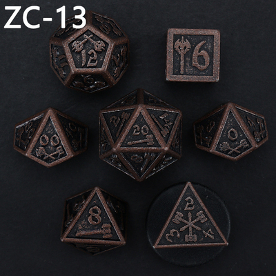 Customizable polyhedral dice set role-playing dice game RPG Dungeon and Dragon dice set board game
