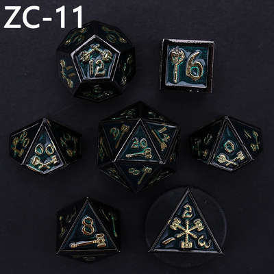 Customizable polyhedral dice set role-playing dice game RPG Dungeon and Dragon dice set board game