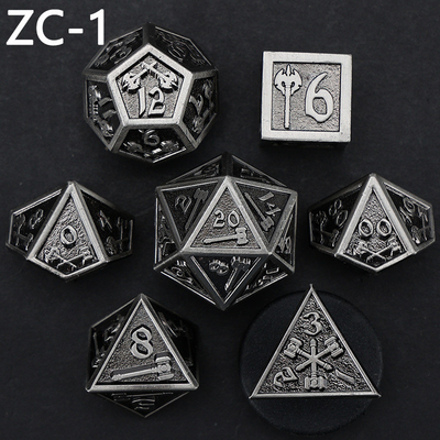 Customizable polyhedral dice set role-playing dice game RPG Dungeon and Dragon dice set board game