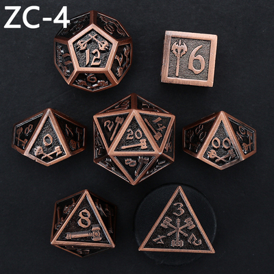 Customizable polyhedral dice set role-playing dice game RPG Dungeon and Dragon dice set board game