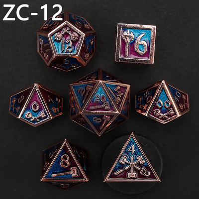 Customizable polyhedral dice set role-playing dice game RPG Dungeon and Dragon dice set board game