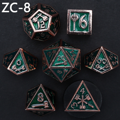 Customizable polyhedral dice set role-playing dice game RPG Dungeon and Dragon dice set board game