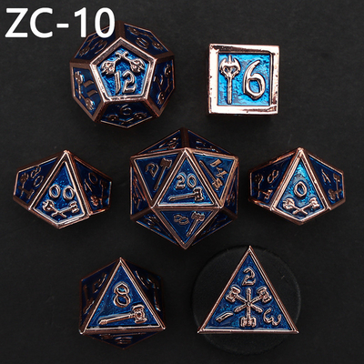 Customizable polyhedral dice set role-playing dice game RPG Dungeon and Dragon dice set board game