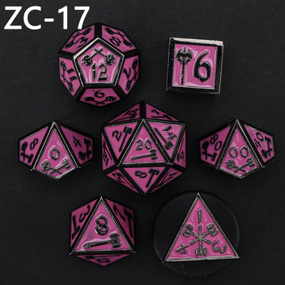 Customizable polyhedral dice set role-playing dice game RPG Dungeon and Dragon dice set board game
