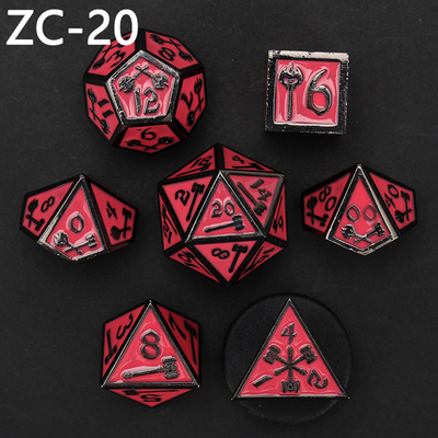 Customizable polyhedral dice set role-playing dice game RPG Dungeon and Dragon dice set board game
