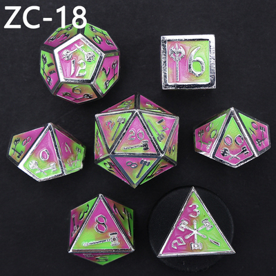 Customizable polyhedral dice set role-playing dice game RPG Dungeon and Dragon dice set board game