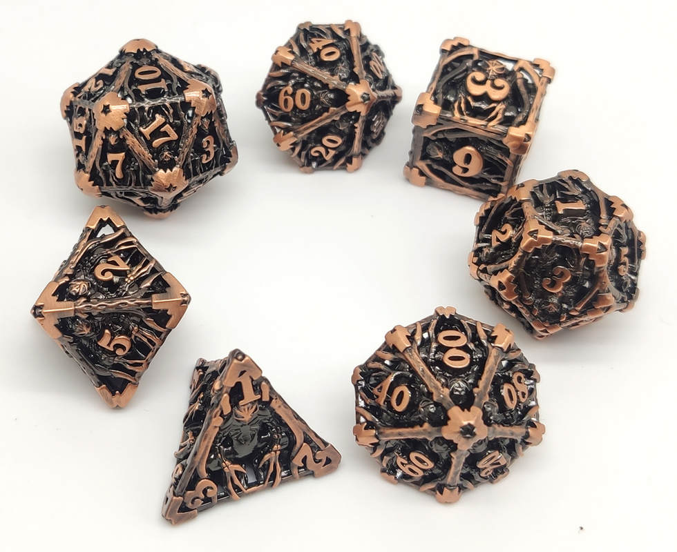 Neat Sharp Edges Mini RPG Dice DND Hand Carved Durable For Savage World