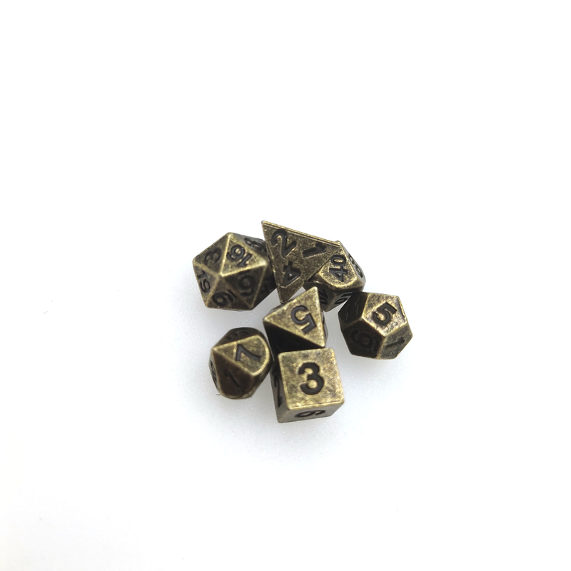 Board Or Card Game Mini Polyhedral Dice Game Dungeons And Dragons Hand Carved