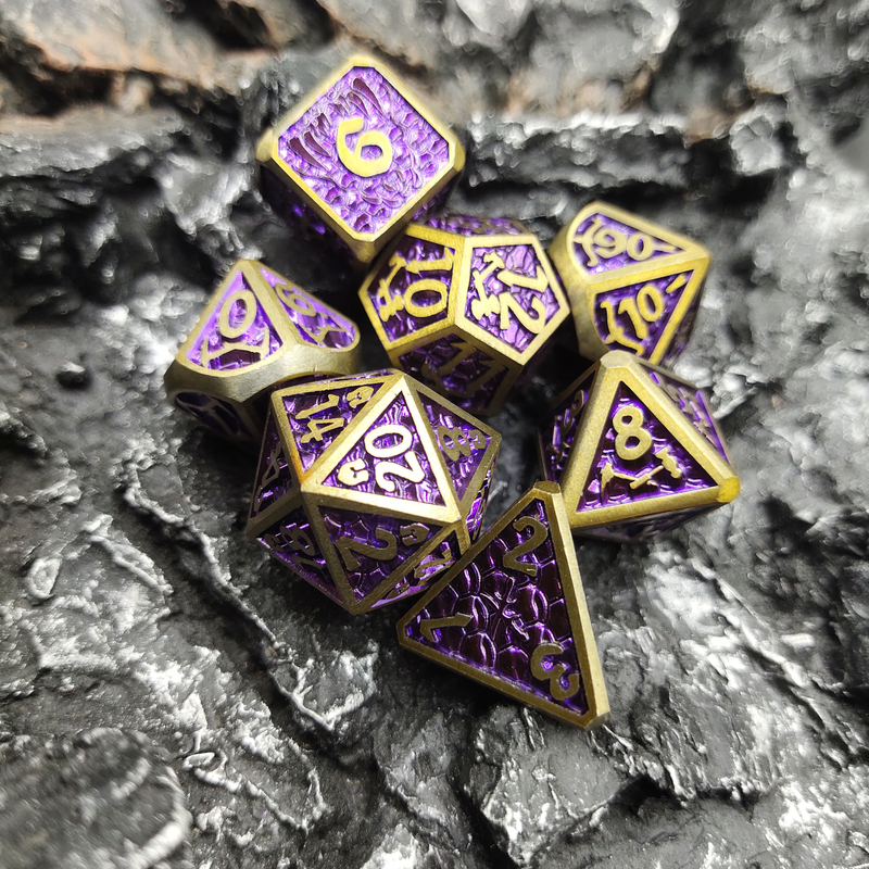 Multipurpose Tiny Metal Dice Color Mini Black chip Dice Sets Polyhedral