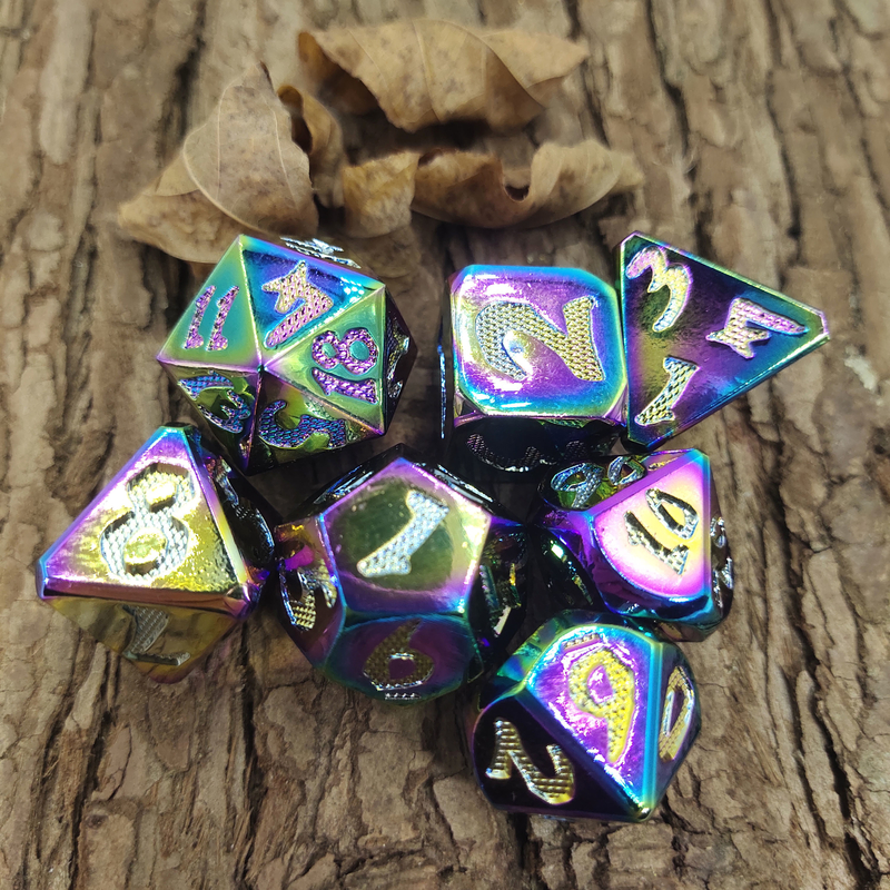 Hand Carved Durable For Savage World Polyhedral Changing Dice Portable Anti wear Dice