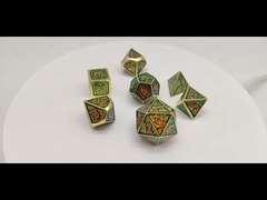 Odorless Practical Liquid Core Dice Nontoxic Handmade Polyhedral
