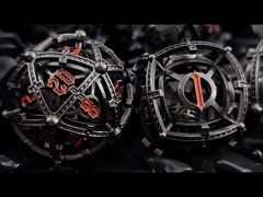 Sound beads hollow metal dice DND dragon and dungeon COC