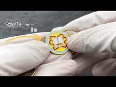 Metallmarke Metallmünze Metall Brosche muss nicht ohne den Preis von Metallmünzen geöffnet werden.